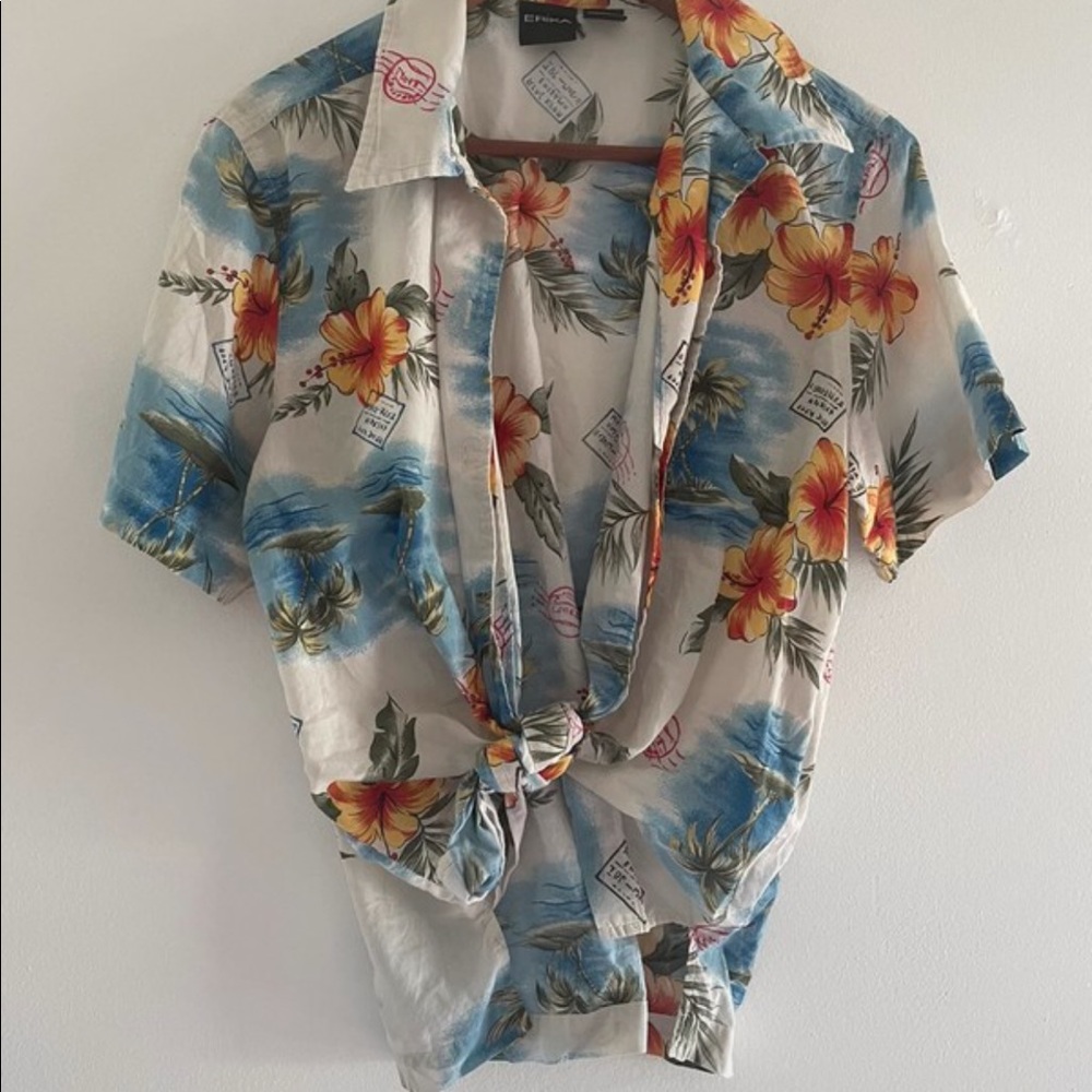 Vintage Hawaiian Aloha Shirt Sz L - Picture 5 of 5